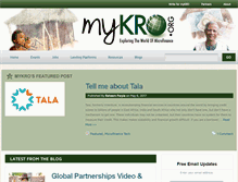 Tablet Screenshot of mykro.org